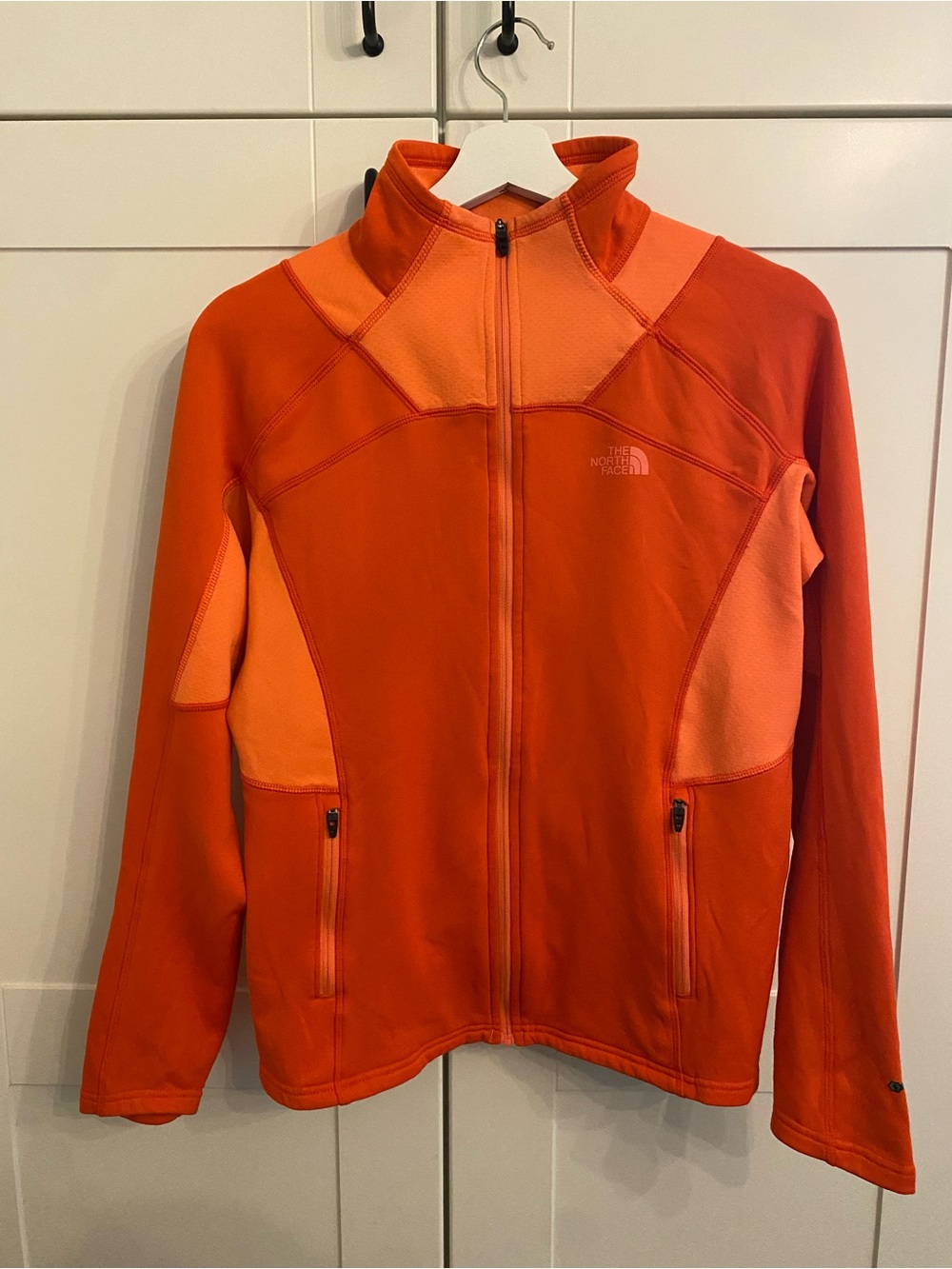 The North Face Bright Orange Women's Fleece Jacket Medium